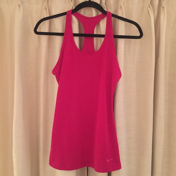 Nike Tops - Nike Magenta Dri Fit Tank Top